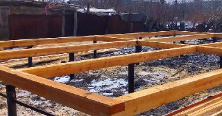 Пол на винтовых сваях Димитровград цена от 15500 руб.